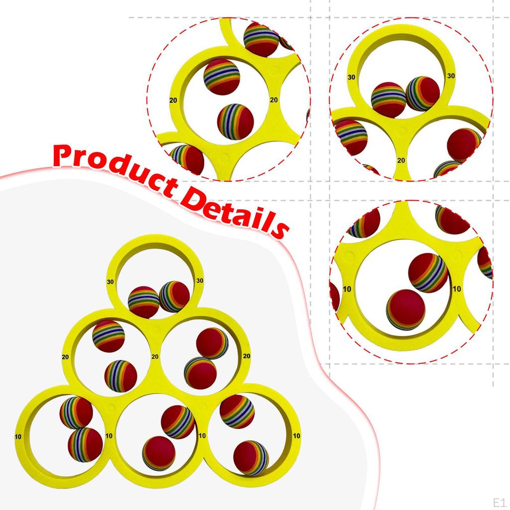 Colorful Ball Toss Game for Swimming Pool with Easy Setup