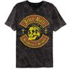 Jelly Roll Skull And Crosses Black Colortone Mineral Wash Music Shirt