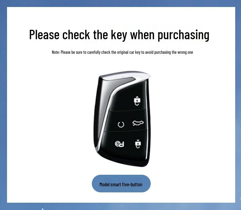Suitable Metal Key Cover for 2022 Aeolus Dongfeng Haoji - Car Accessories & Shell Buckle