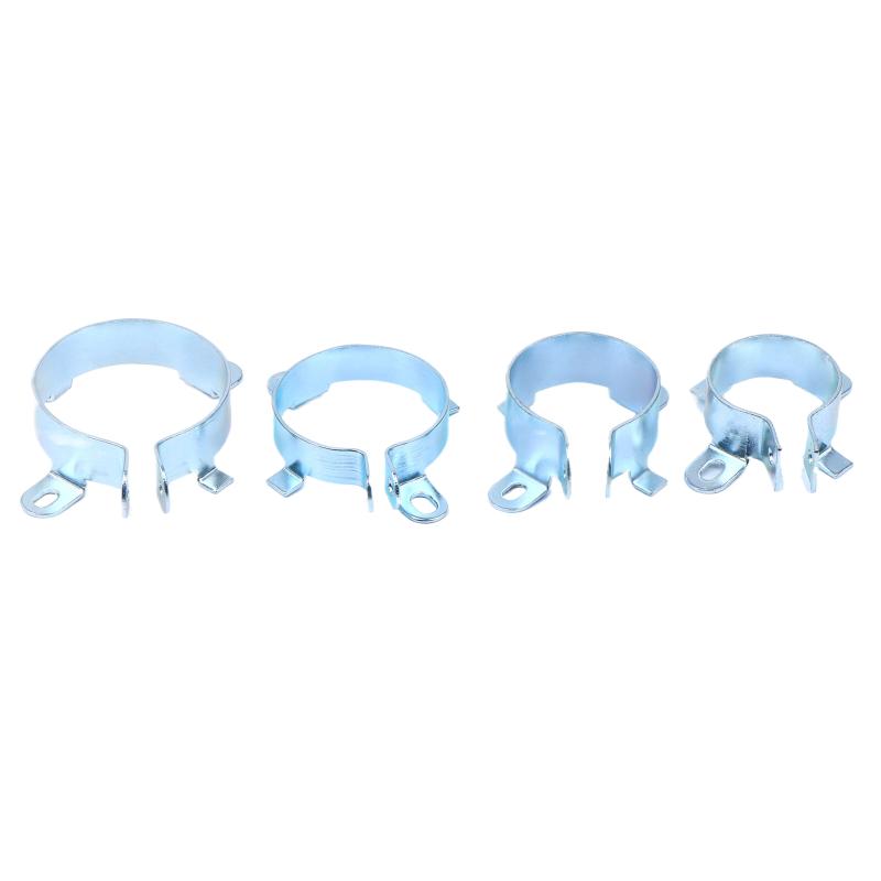 Tin Plated Capacitor Mounting Clamp 2 Feet Fastening Clamping Ring Holder for Power Supply Repair