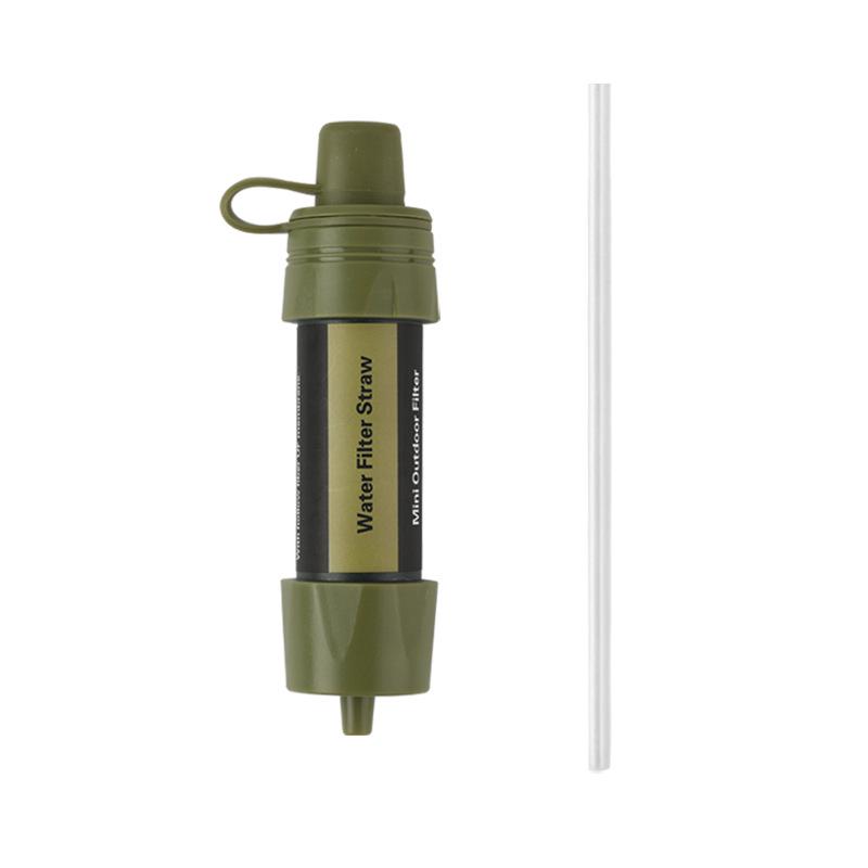 Portable Outdoor Survival Water Filter Straw: Lightweight, Ideal for Camping and Emergency Use