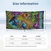 Dinosaur Theme Beach Towel Personalized Custom Name & Text Soft Quick Dry Beach Towel for Swimming Travel