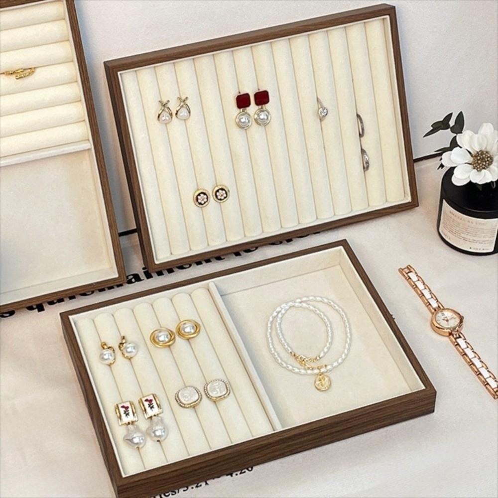 Multifunctional Jewellery Box Walnut Wood Jewelry Organizer  Jewelry Photography