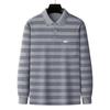 Herbst Qualität Mode Lockeres Poloshirt Herren Langarm Lässig Herren Poloshirts mit Tasche Top