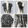 1pair Stylish Embroidered Angel Wing Patches Fashion Women Shoulder Decorations for Casual Wear and Event Dressing