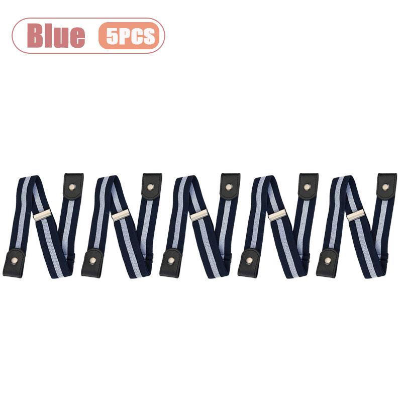 1-10PCS Buckle Free Comfortable Elastic Belt for Women Men Buckle Less No Bulge No Hassle Invisible Belts Stretch Waistband