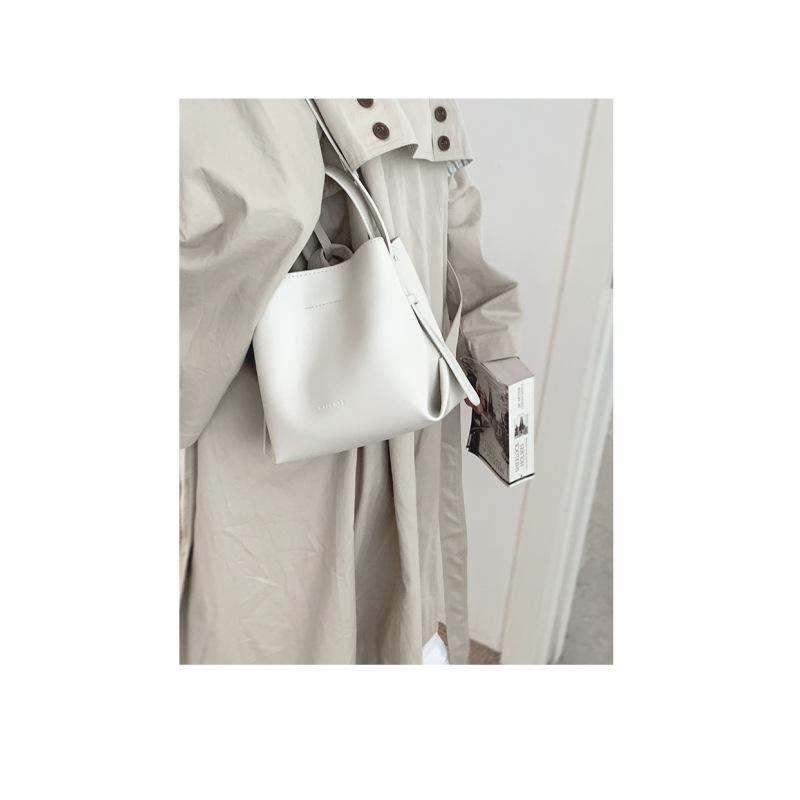 Tooxika Женская новая высококачественная фактурная сумка-ведро большой вместимости — фото 6