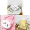 Chiikawa Cartoon Plush Embroidered Shoulder Bag With Transparent Pvc For Daily Use
