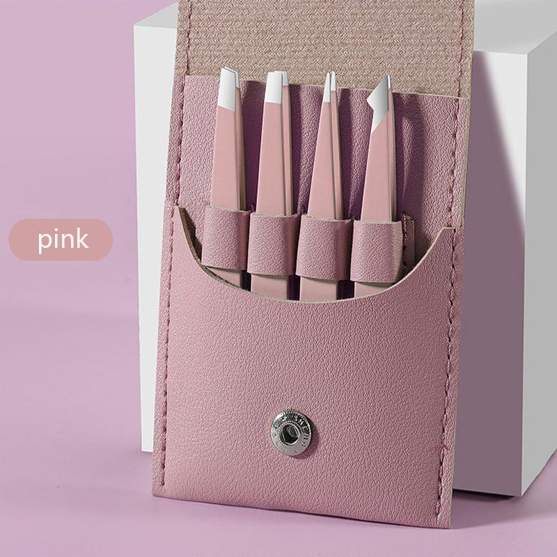 High-Quality Eyebrow Tweezer Positive Oblique Eyebrow Clipper Stainless Steel Tweezers Eyebrow Clipper Set Beauty Tools