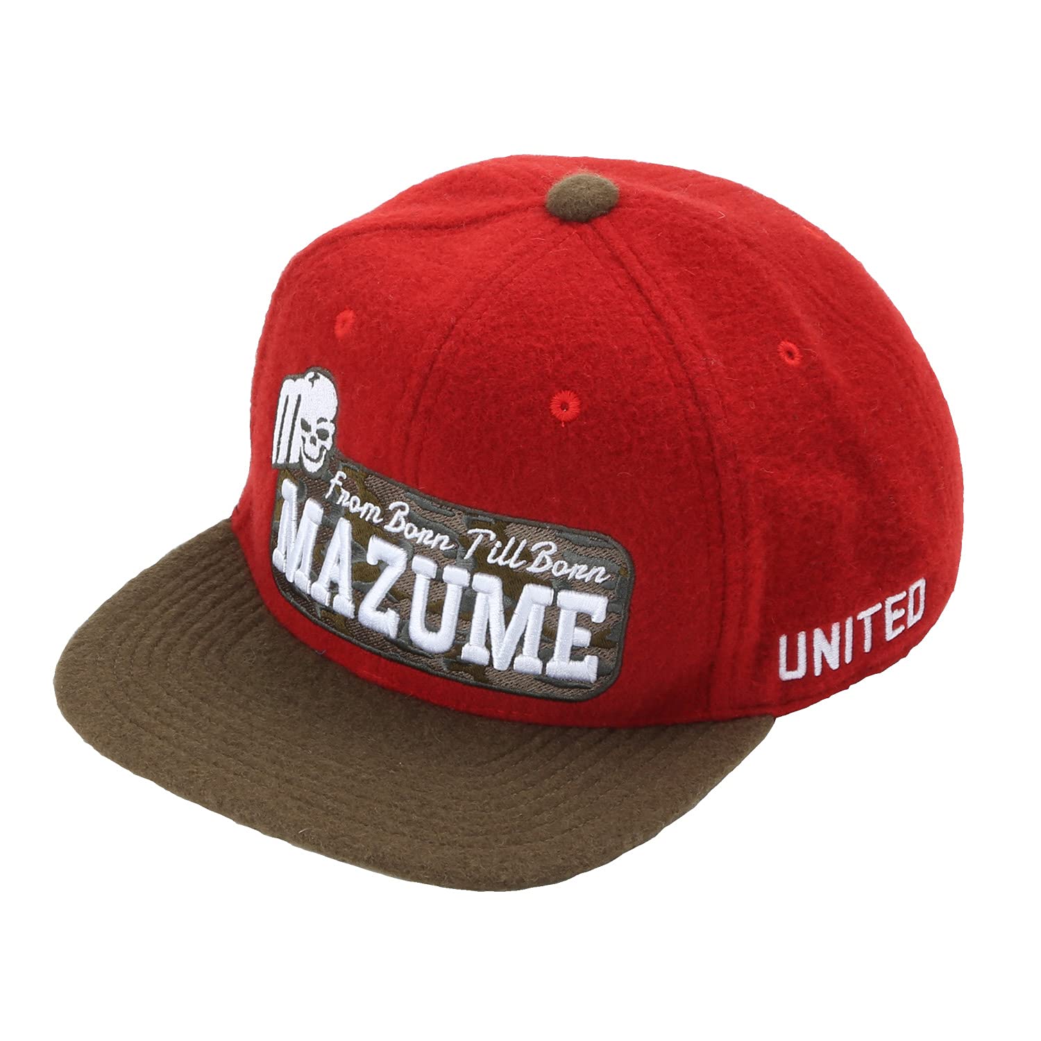 

Mazume FLAT CAP Hopping Skull Red F MZCP-569-04