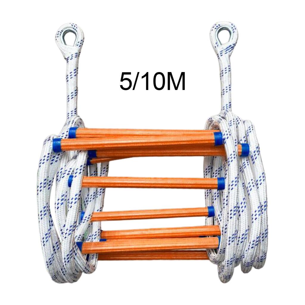 Ladder Soft Rope Reusable Kids Adults Fast to Flame Resistant for Outdoor Engineering Residential
