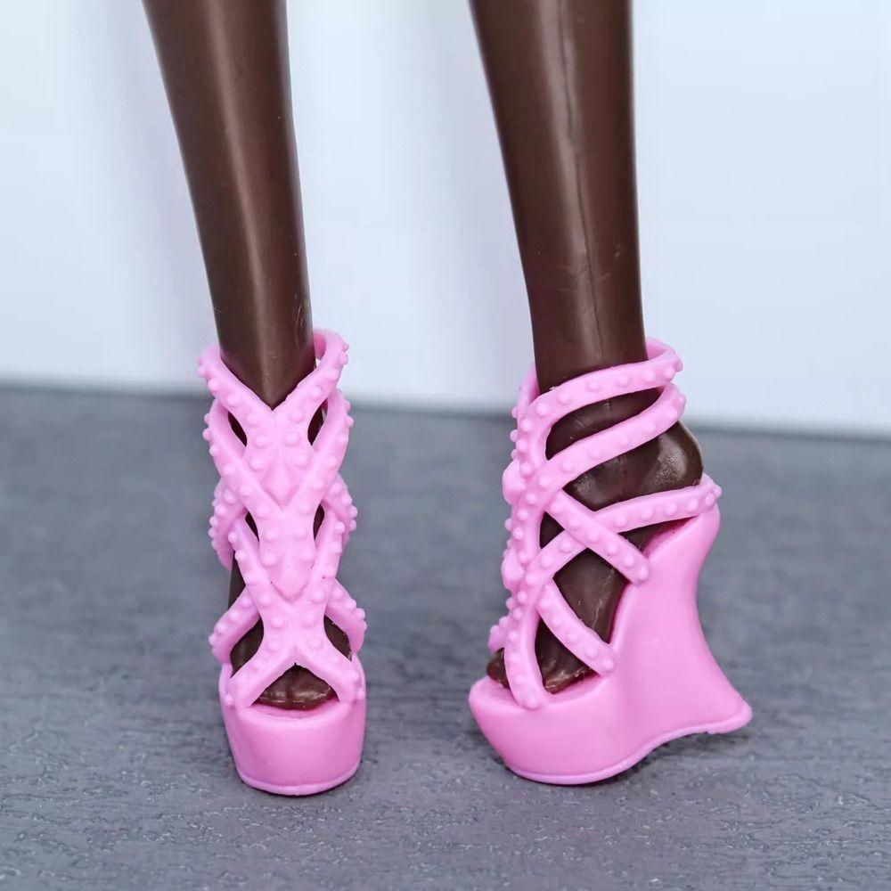 Quality High Heels Shoes Original Super Model Boots New Figure Doll Sandals  Doll Accessories
