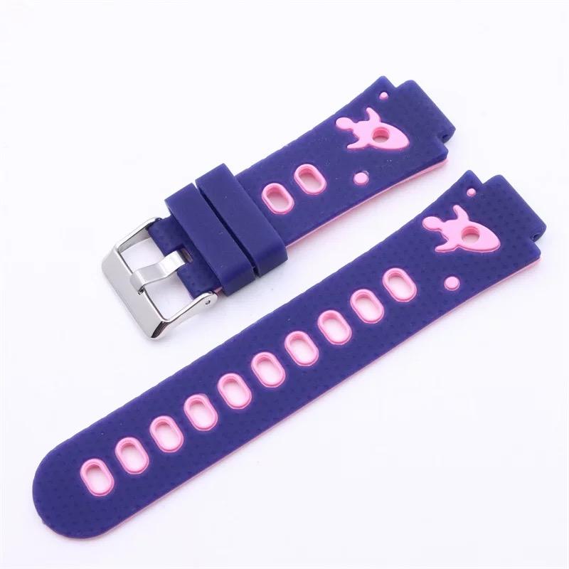 15mm Kids Watch Band Smartwatch Children Silicone Strap Watchband Waterproof Flexible Wristband Universal Adjustable Watch Belt 3