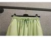 Plus Size Women's Loose Fit Summer Sports Set - Irregular T-Shirt & Wide-Leg Shorts