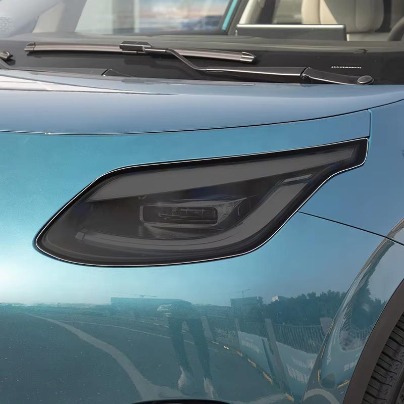 Car Headlight Protective Film For GAC AION UT 2025 Transparent Black TPU Light Sticker Accessories Headlamp Restoration
