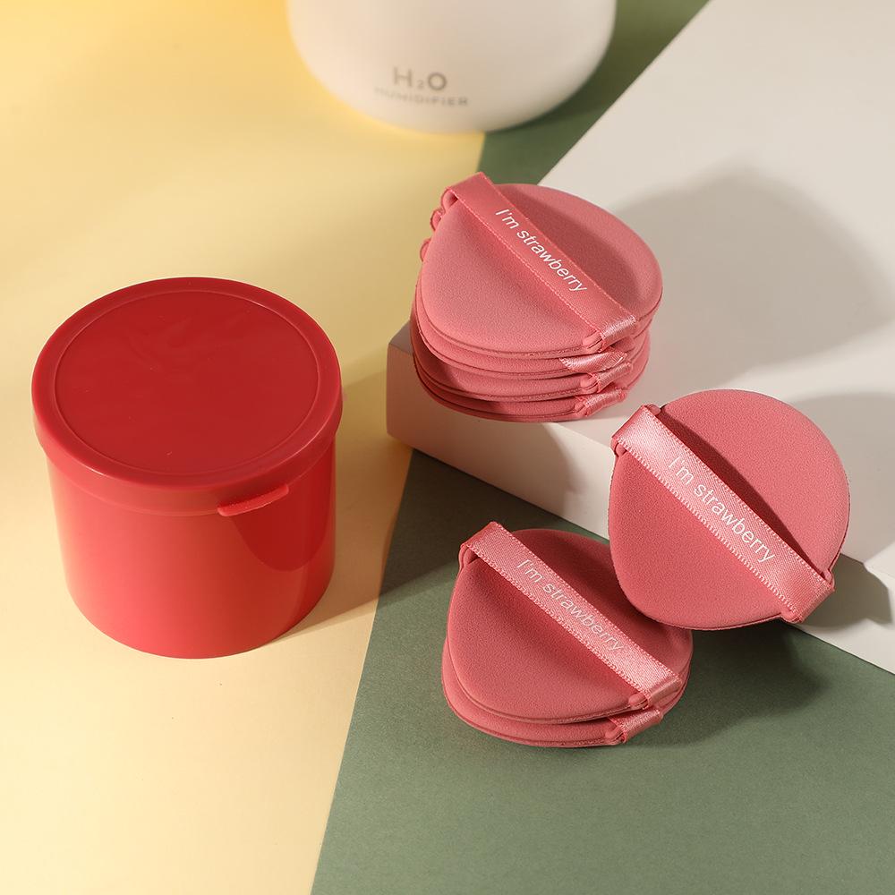 Versatile Double-Sided Makeup Puff for Dry/Wet Use - Setting Powder & Loose Powder Sponge