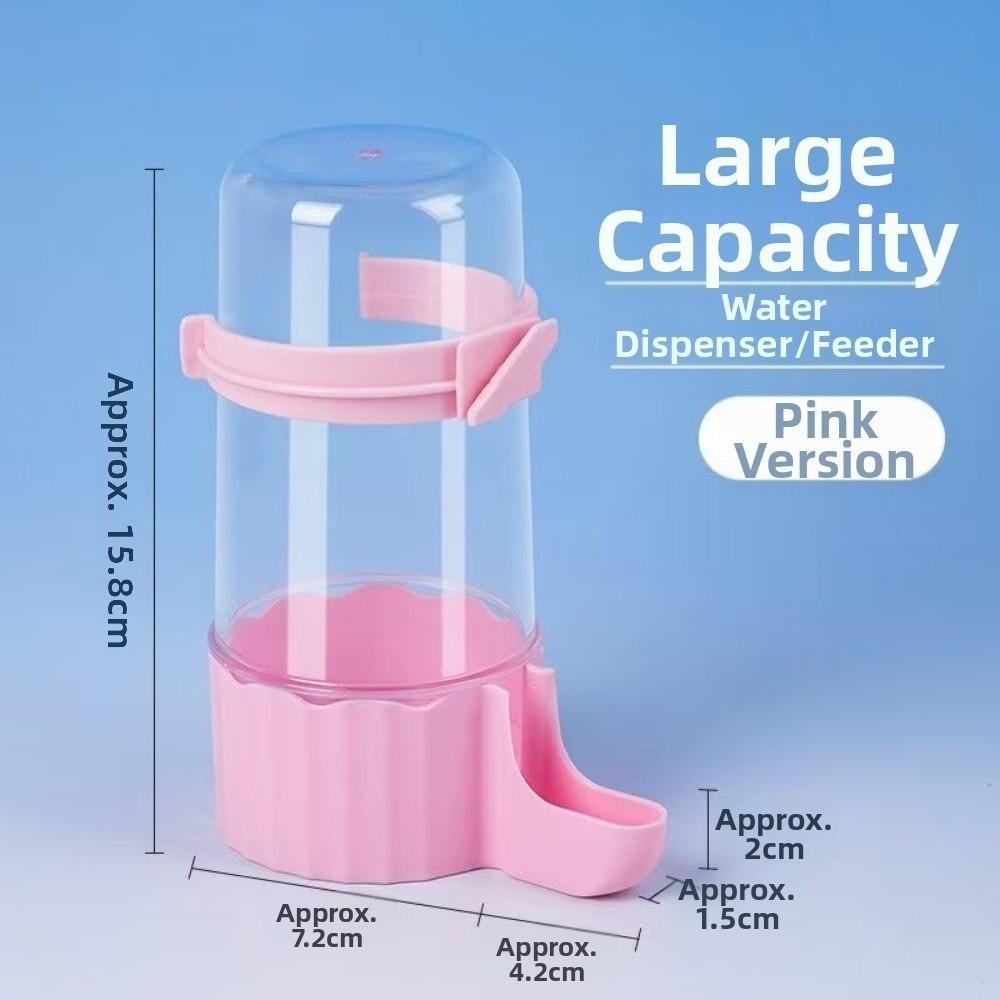 Dual Purpose Pet Bird Feeder Automatic Small Pet Waterer New Water Dispenser  Cage Accessories