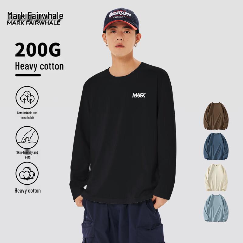 Mark Hua Fei Men s Long Sleeve Cotton T-Shirt