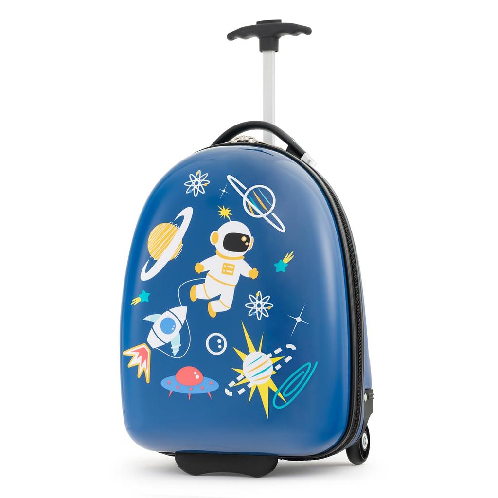 Kids Carry Kids Carry Carry Case [GIANTEX] Carry, Children's Carry, Children's Suitcase, Case, Carry-on Capable, Cute, Case, Children's (Navy)