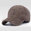 Men Autumn Winter Hat Outdoor Thick Warm Adjustable Earmuffs Baseball Cap