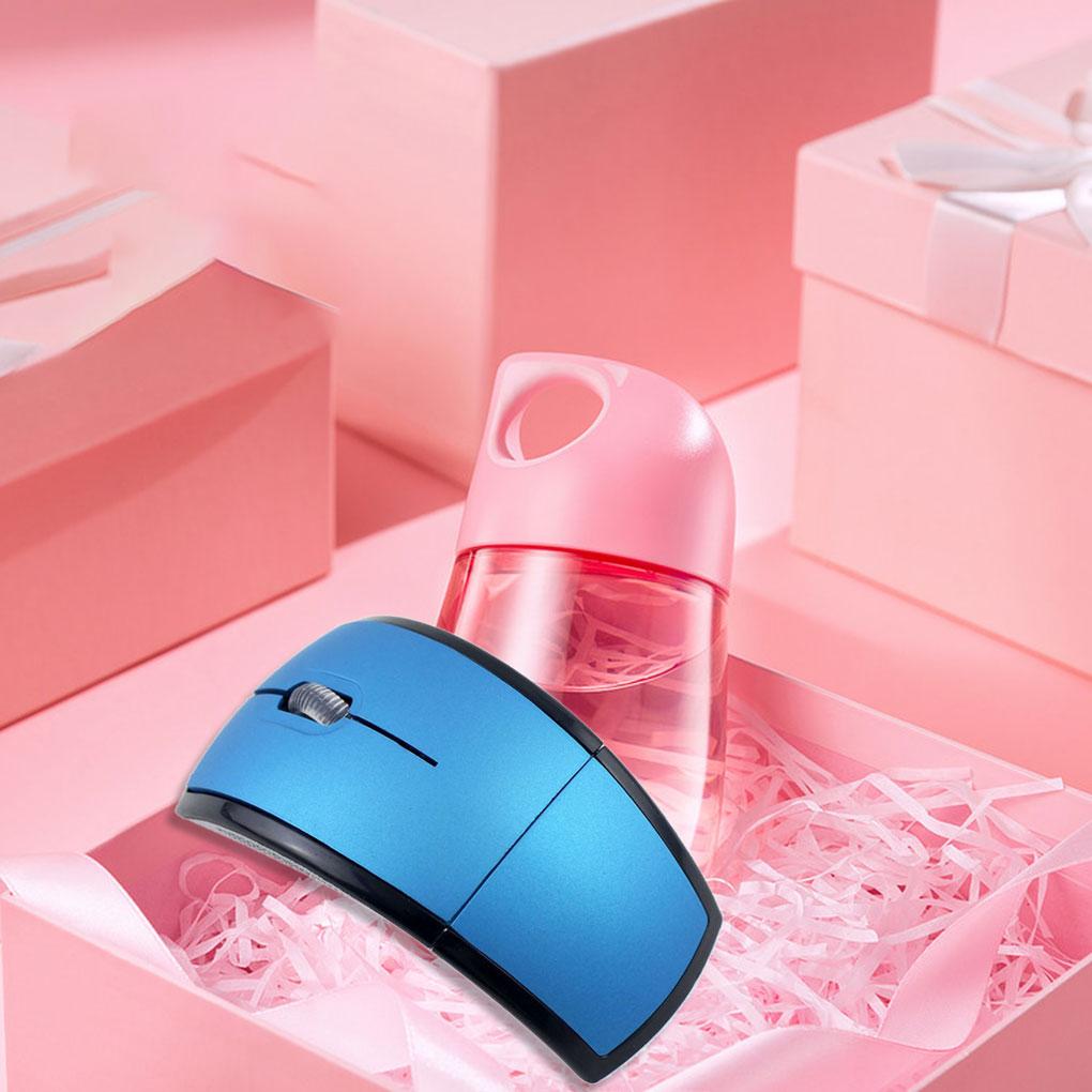 Wireless Folding Optical Mice Computer Foldable Laptop Optical Mice Notebook Computer Cordless Mouse