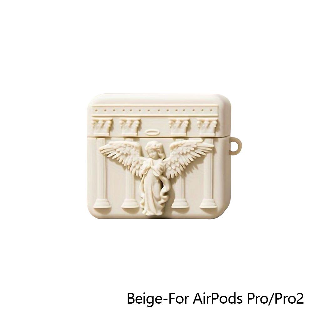 

Милый 3D Молитвенный Ангел Силиконовый Чехол Для Airpods 3 2 1 Беспроводная Зарядка Защитный Чехол Мягкий Чехол Для Airpods Pro 1 2 For AirPods Pro/Pro2 бежевый