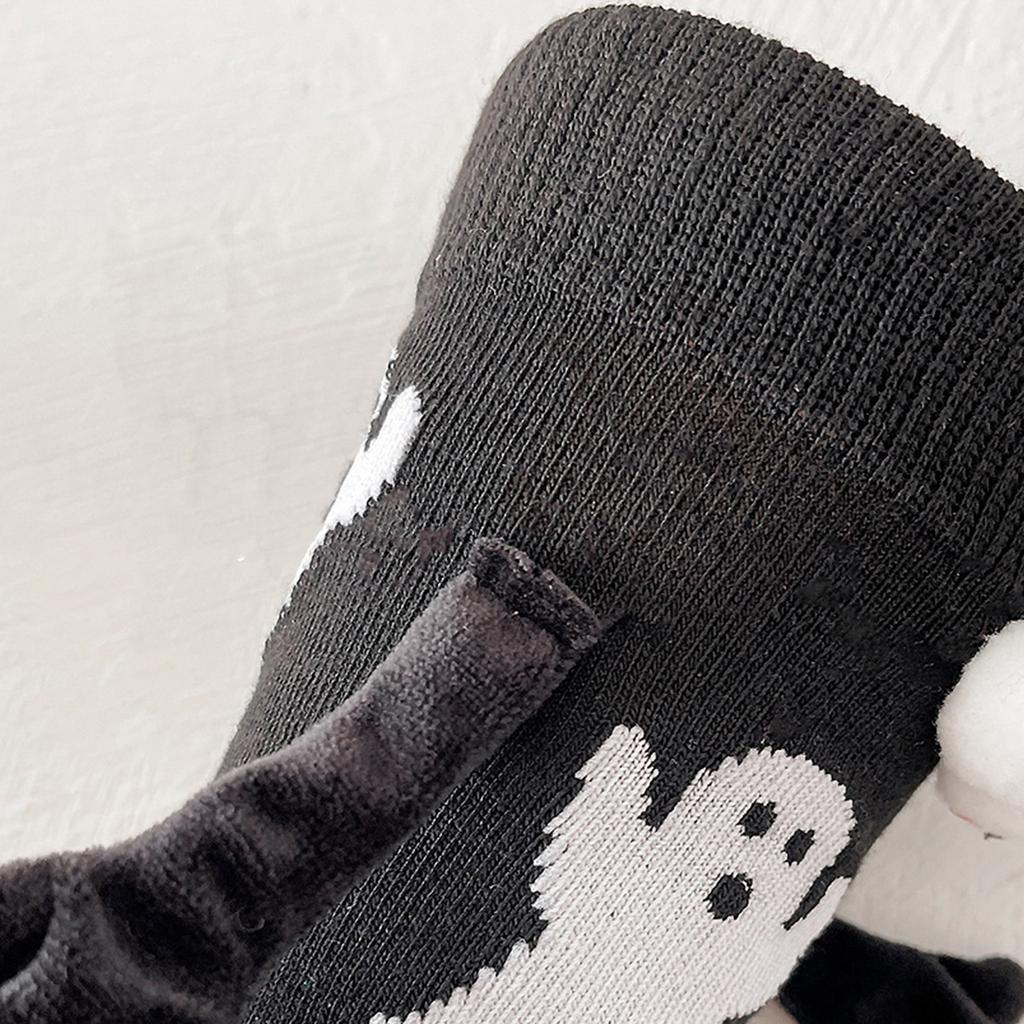 Interactive Halloween Friendship Socks Magnetic Closure Design Neutral Style Soft Polyester Costume Socks