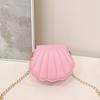 Exquisite Shell Cute Mini Childrens Shoulder Bag With Chain Casual Style