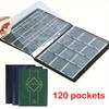 1PC Coin Collection Supplies Holder Book for Collectors 120 Pockets Coin Organizer Storage Box Case Album Three Colors