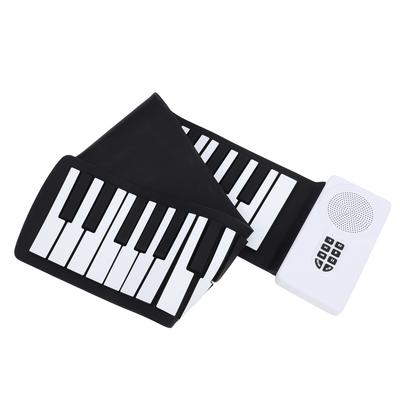 Portable Electronic Piano 49-Key Flexible   Keyboard with Speakers for Beginners