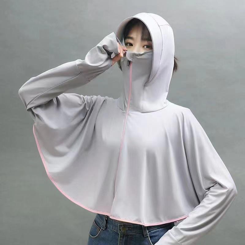 Women's Hooded UV Protection Cycling Jacket - Lightweight & Breathable