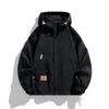 Hooded Jacket Men's Spring Outdoor Tooling Jacket Men's and Women's Fashion Versatile Jacket Couple Trench Coat