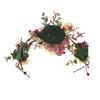 Simulated Flower Branches Flower Garlands Hairbands Girl Braids Hair Accessories Bridal Photography Props Holiday Headwear