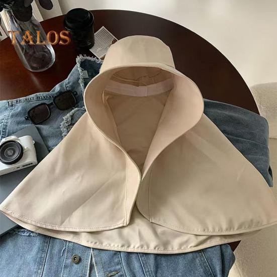 Women Sun Protection Hat Wide Brim Shawl Sun Hat with Neck Flap Outdoor Fishing Visor Hat Summer Beach Buckle Hat for Hiking