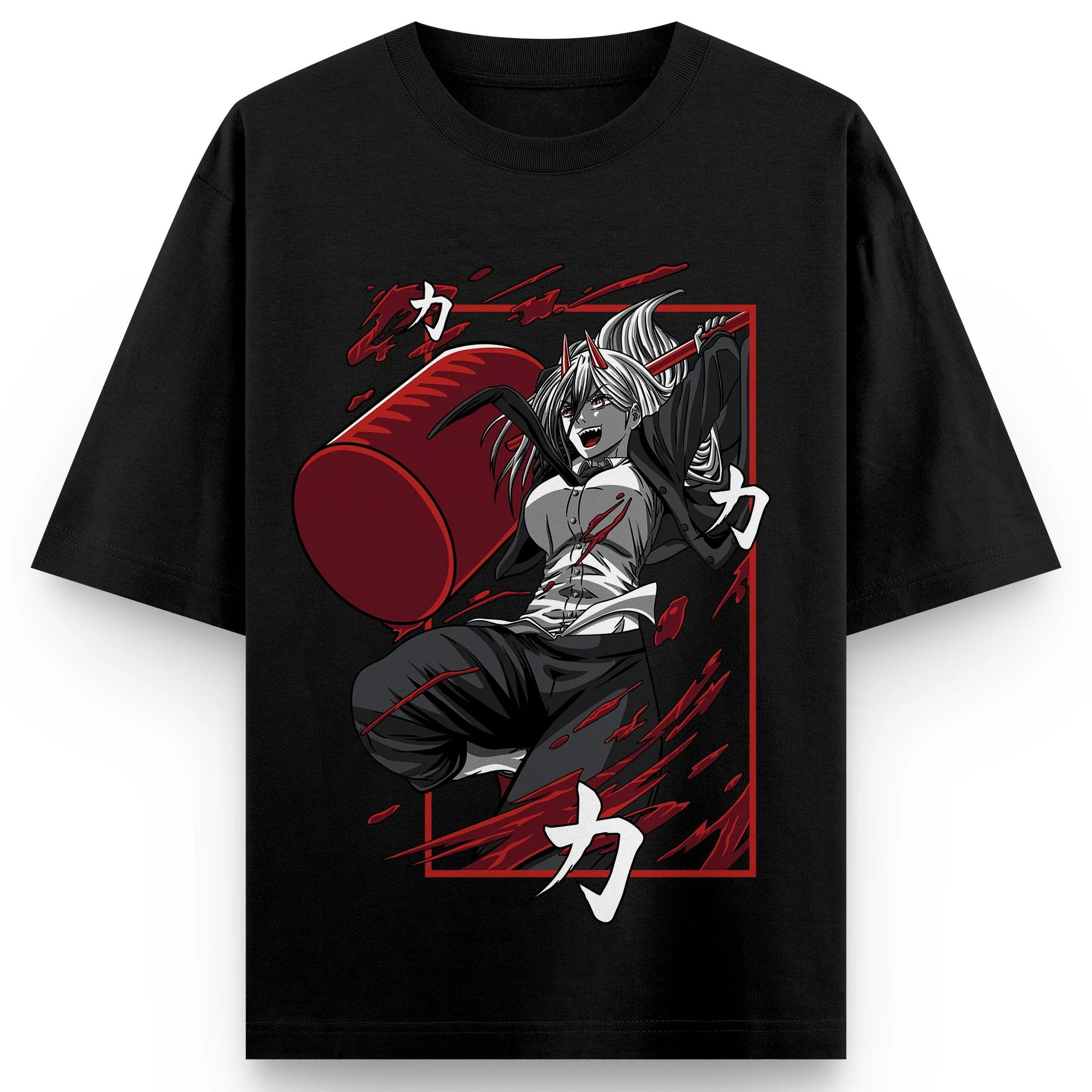 

Chainsaw Unisex Vintage TShirt Denji Hybrid Form Graphic Print Unisex Women Cotton Y2k Fit Comfort Streetwear Unisex 4XL