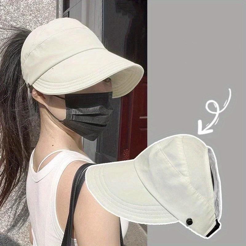 Quick Dry Sun Hat Summer Hats for Women Beach Hat Sun Cap Can Hang Mask Outdoor Breathable Visor UV Protection Upgrade