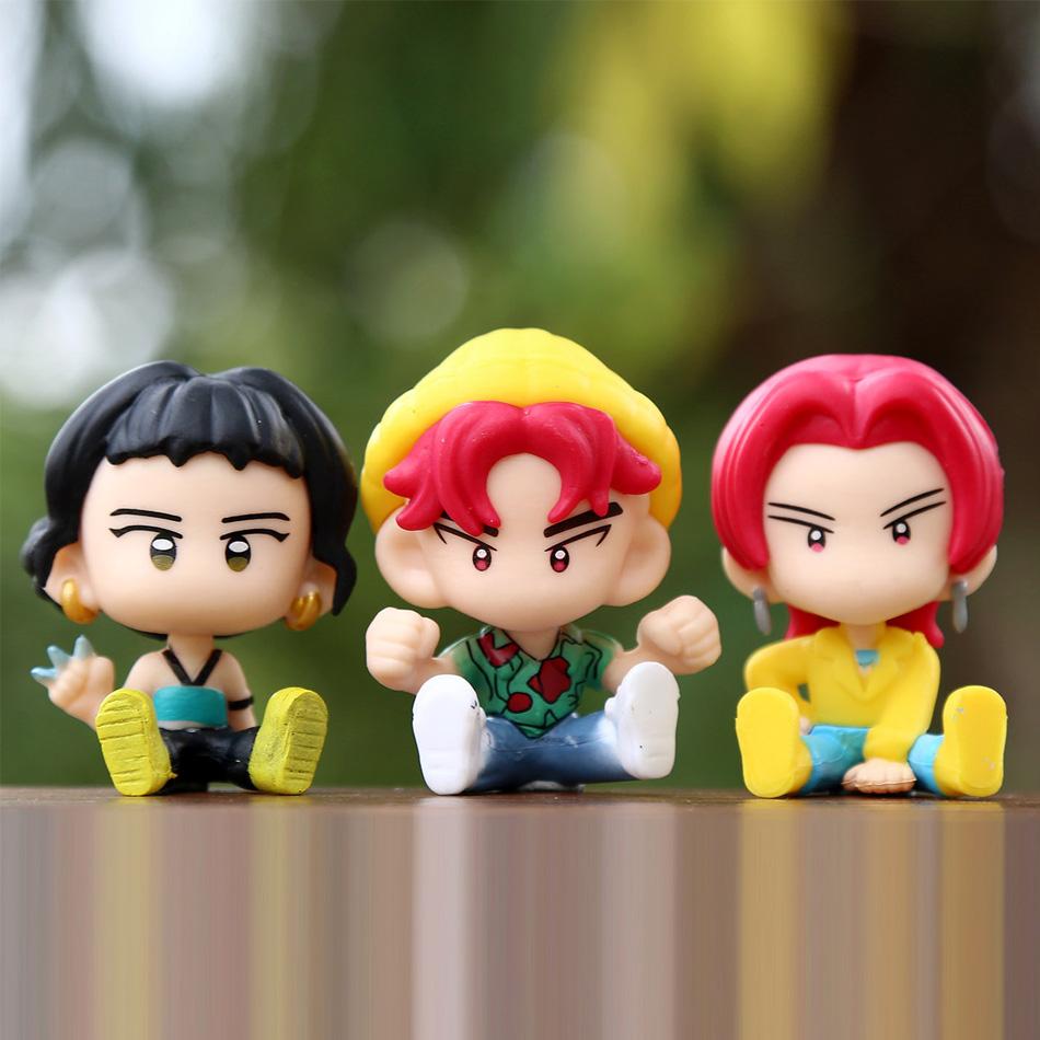 10pcs/set  Anime Kpop Demon Hunters Hunter Saja Boys High Appearance PVC Doll Boys Group Decorative Doll Christmas Gift