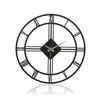 MUYIKA Roma Elegante New Collection Decor Metal Black Silent Mechanism Wall Clock 41x41cm, 50x50cm, Modern Wall Clock
