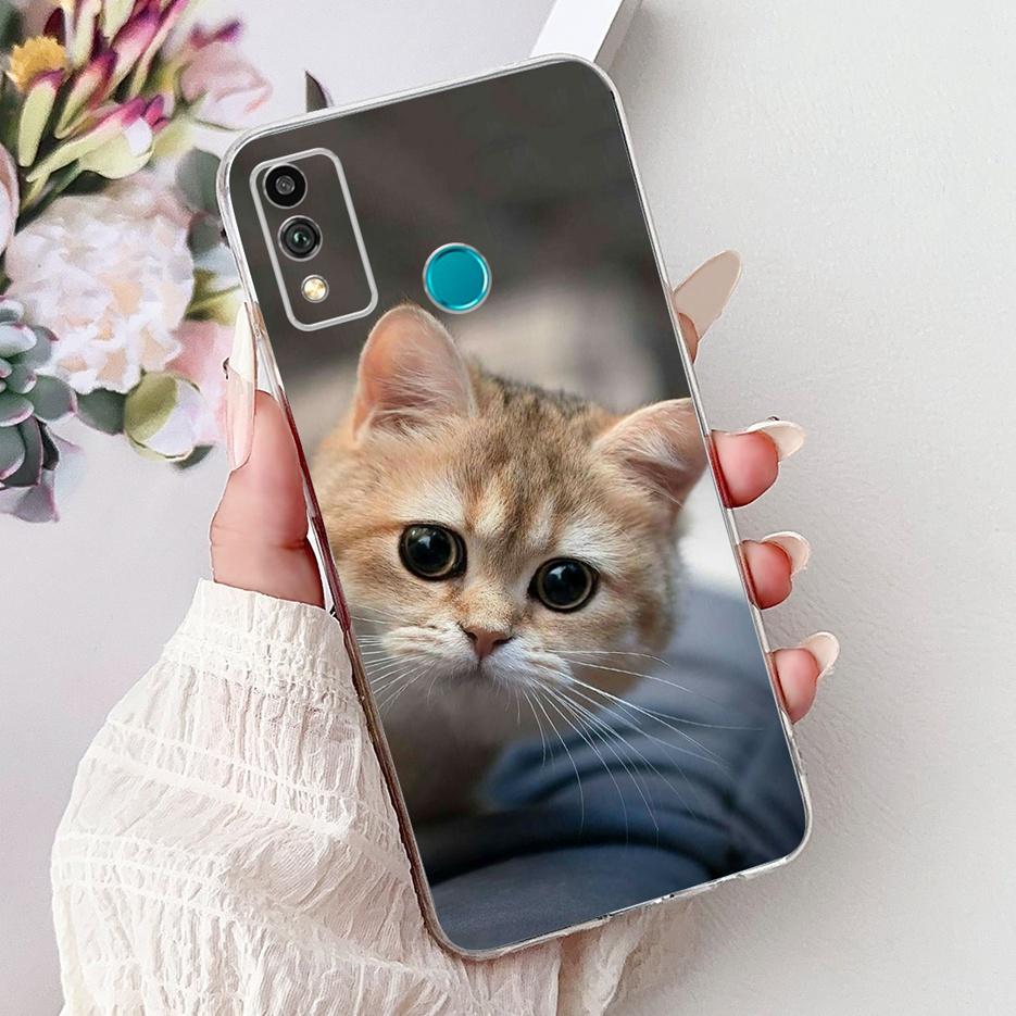 For Honor 9X Lite Case JSN-L21 JSN-L22 Cute Love Heart Painted Cover Soft Silicone Case For Honor 10X Lite DNN-LX9 10XLite Shell