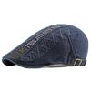 Men Flat Cap Newsboy Hat Beret Cabbie Ivy Cap Patchwork Adjustable Gatsby Newsboy Hat