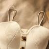 Sleeveless Summer Tank Tops Deep V Neck Vest Corset Casual Fitted Tops  for Women