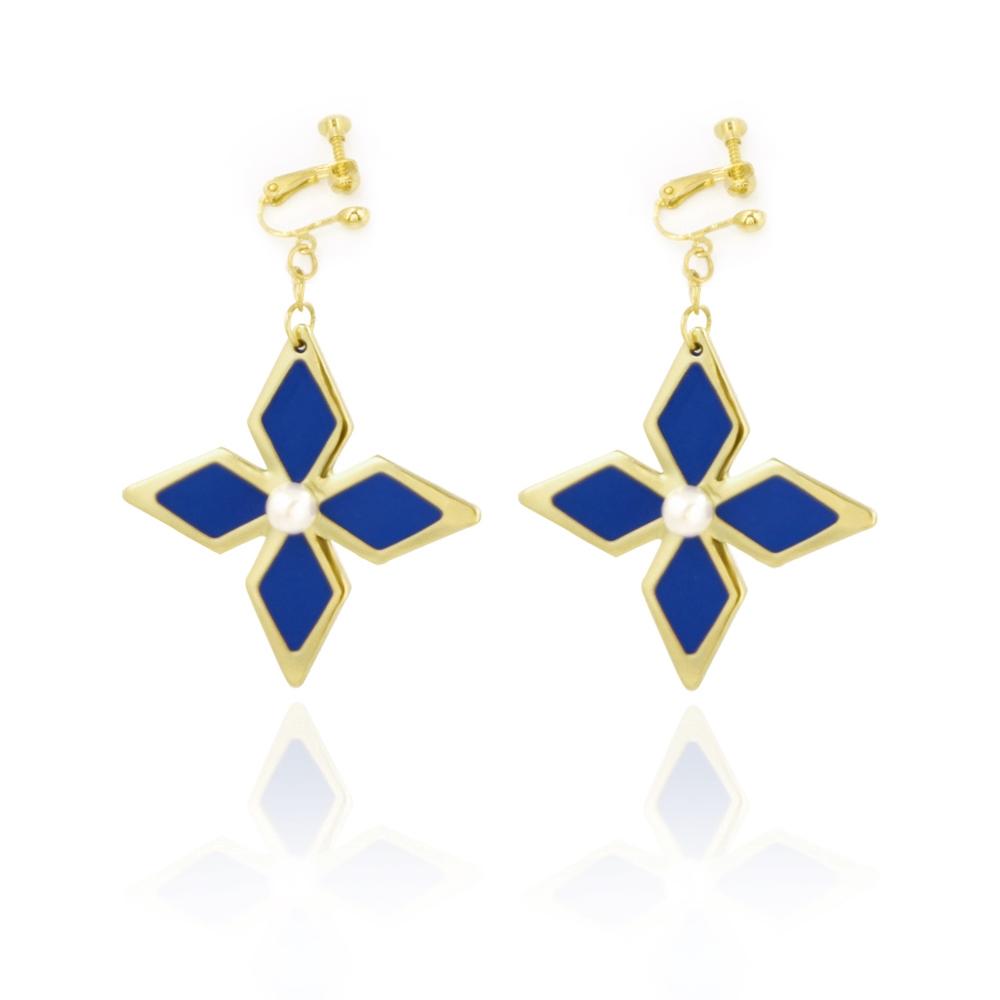 Game Genshin Impact Earring Tartaglia Hu Tao Venti Kaeya Alberich Aether Qiqi Keqing Cosplay Clip Earrings Foe Fans Jewelry Gift