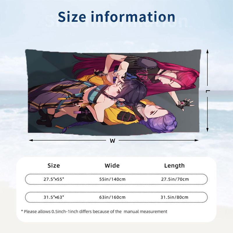 Kpop demon hunters Beach towels also serve as bath towels summer essential a musthave for the outdoors the beach and the pool