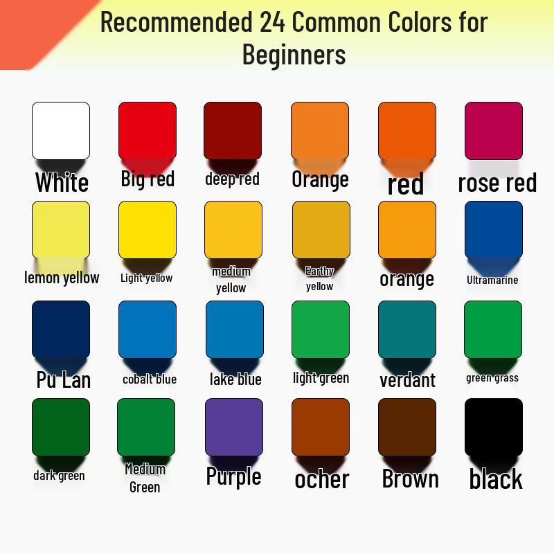 Mali 100ml Washable Gouache Paint Set for Kids - Squeeze & Refill Jelly Pack