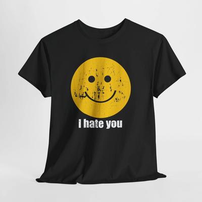 Harry Styles Ich hasse dich Smiley-Gesicht T-Shirt
