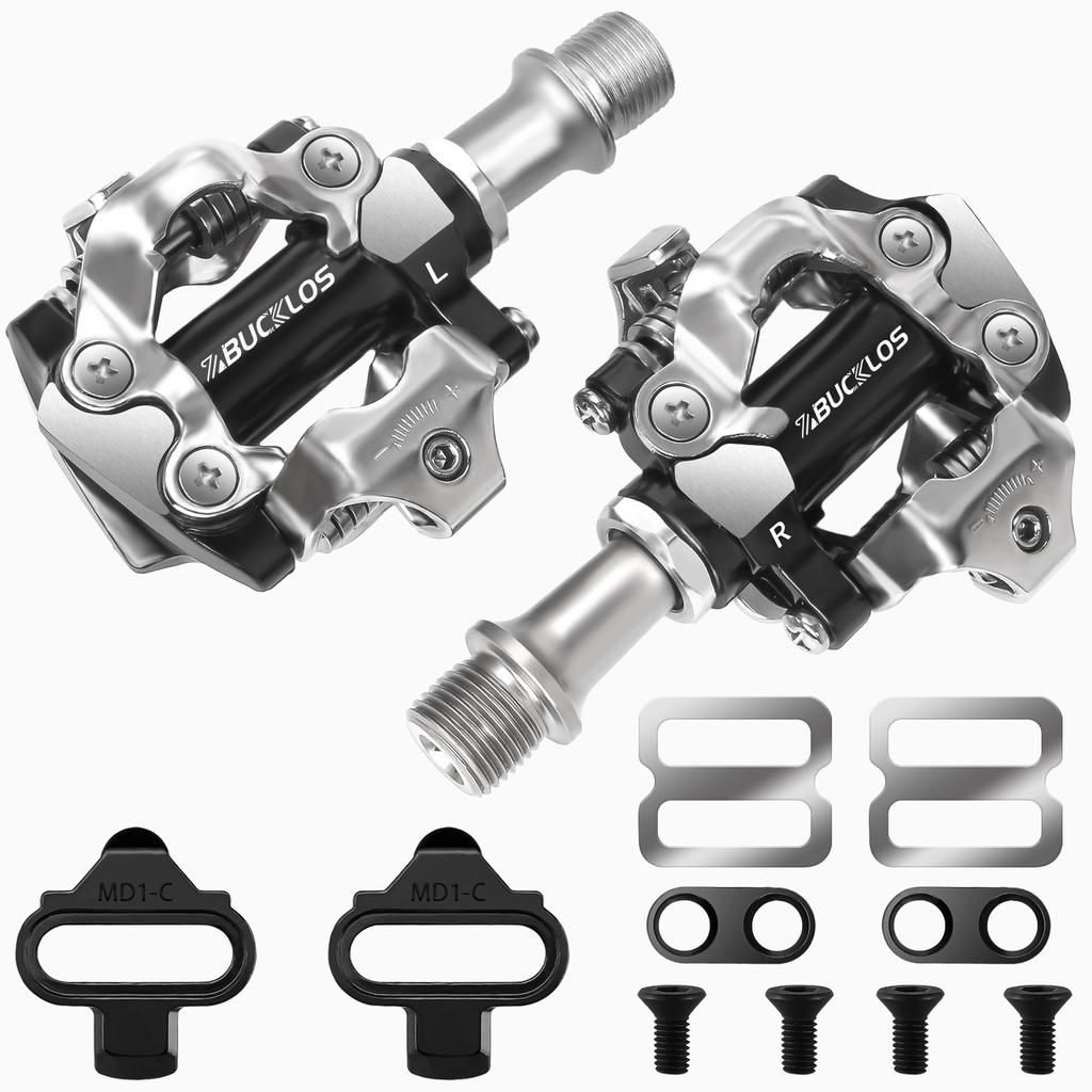 BUCKLOS MTB Self-locking Pedal For SPD System M8100 M9100 Bicycle Pedals Bearing Clipless Pedal with Cleat for Shimano