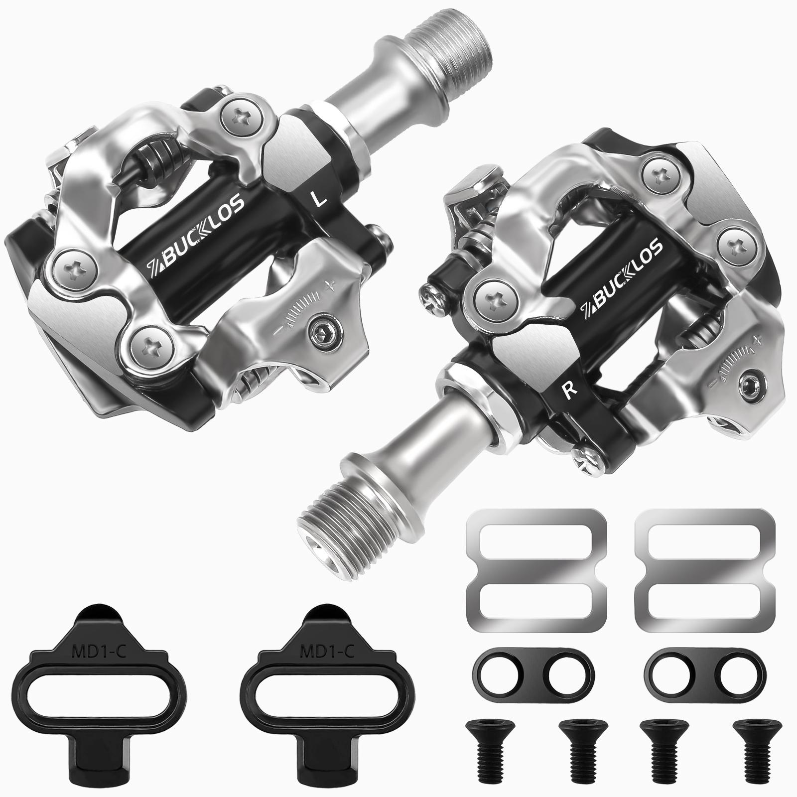 BUCKLOS MTB Self-locking Pedal For SPD System M8100 M9100 Bicycle Pedals Bearing Clipless Pedal with Cleat for Shimano