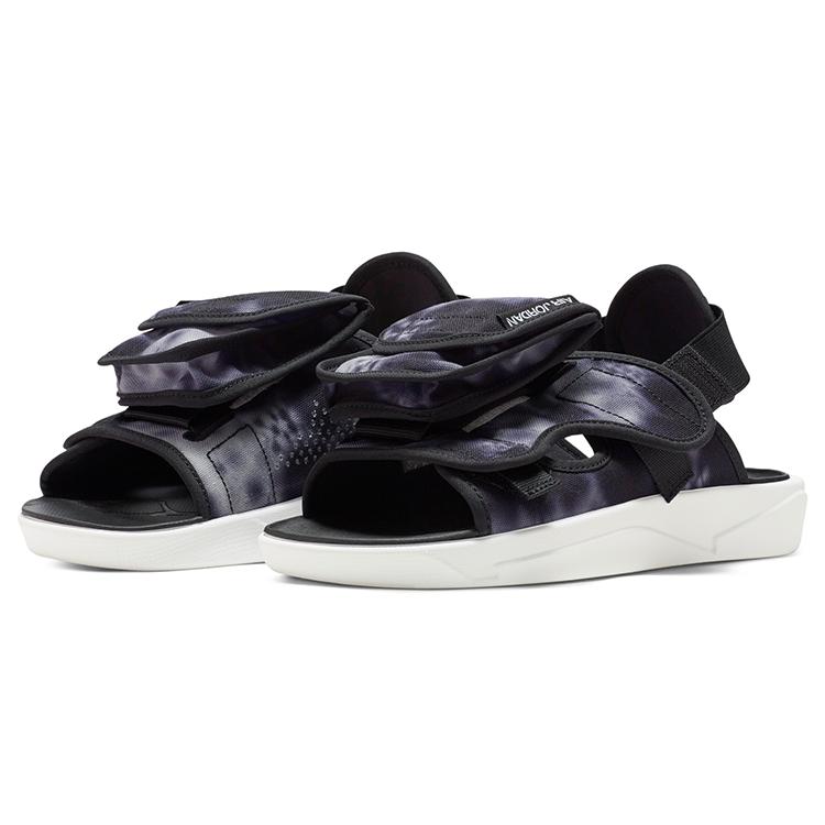 Air Jordan Ls Slide Cozy Non Slip Outdoor Sports Sandals Black White Tie Dye 'Black White' CZ0791-005
