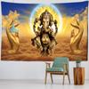 Elephant Bergamot Tapestry Wall Hanging Thai Bohemian Buddhist Sleeping Mmat Living Room Art Family Decoration