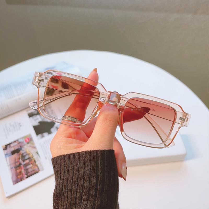 

JYL TS Plain Frame Sunglasses Women UV Protection Fashion 97125 A-9922 цвет старого дерева